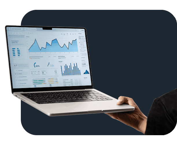 Business Analytics Dashboard Laptop