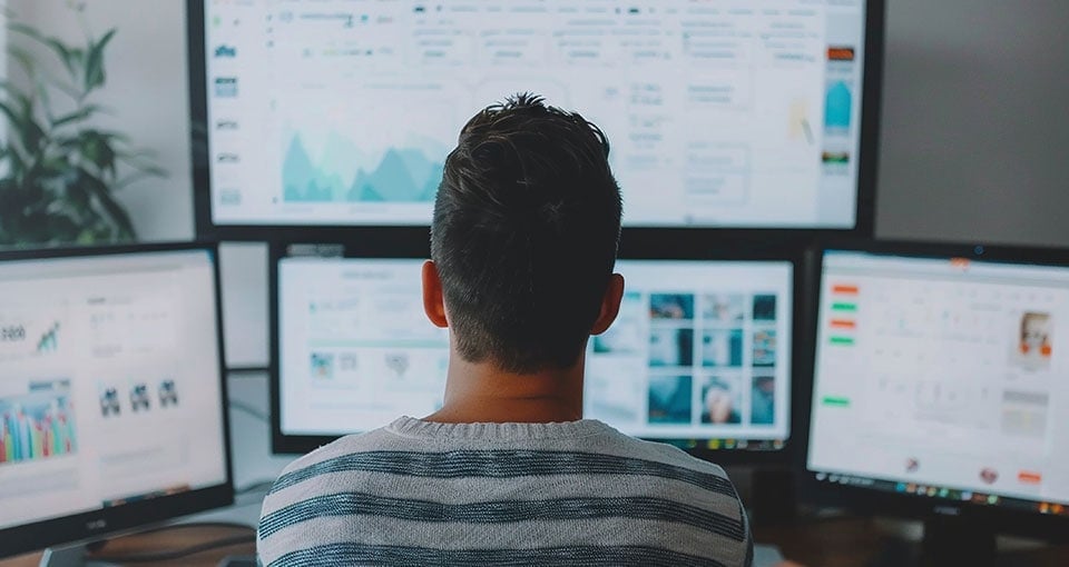 Data Analytics Multiscreen Setup