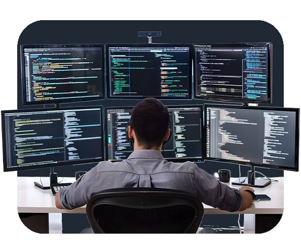 Programmer Multi Monitor Coding Setup