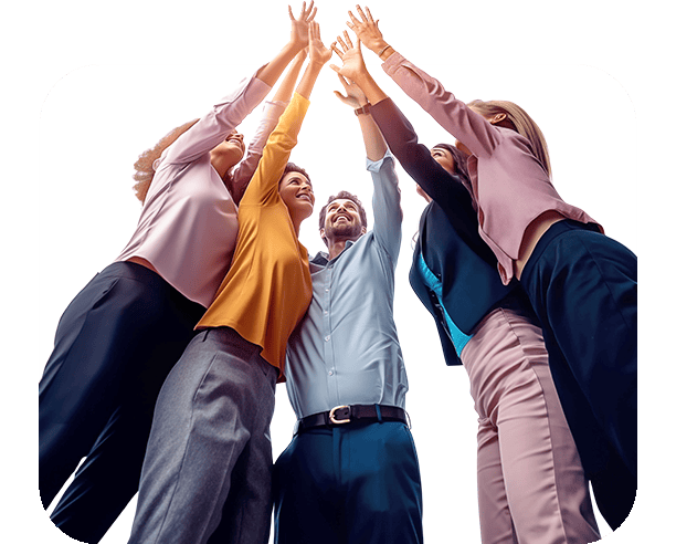Team Celebrating Success Together