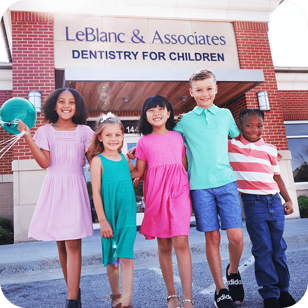 Leblanc Associates Pediatric Dentistry Children Office Group Photo